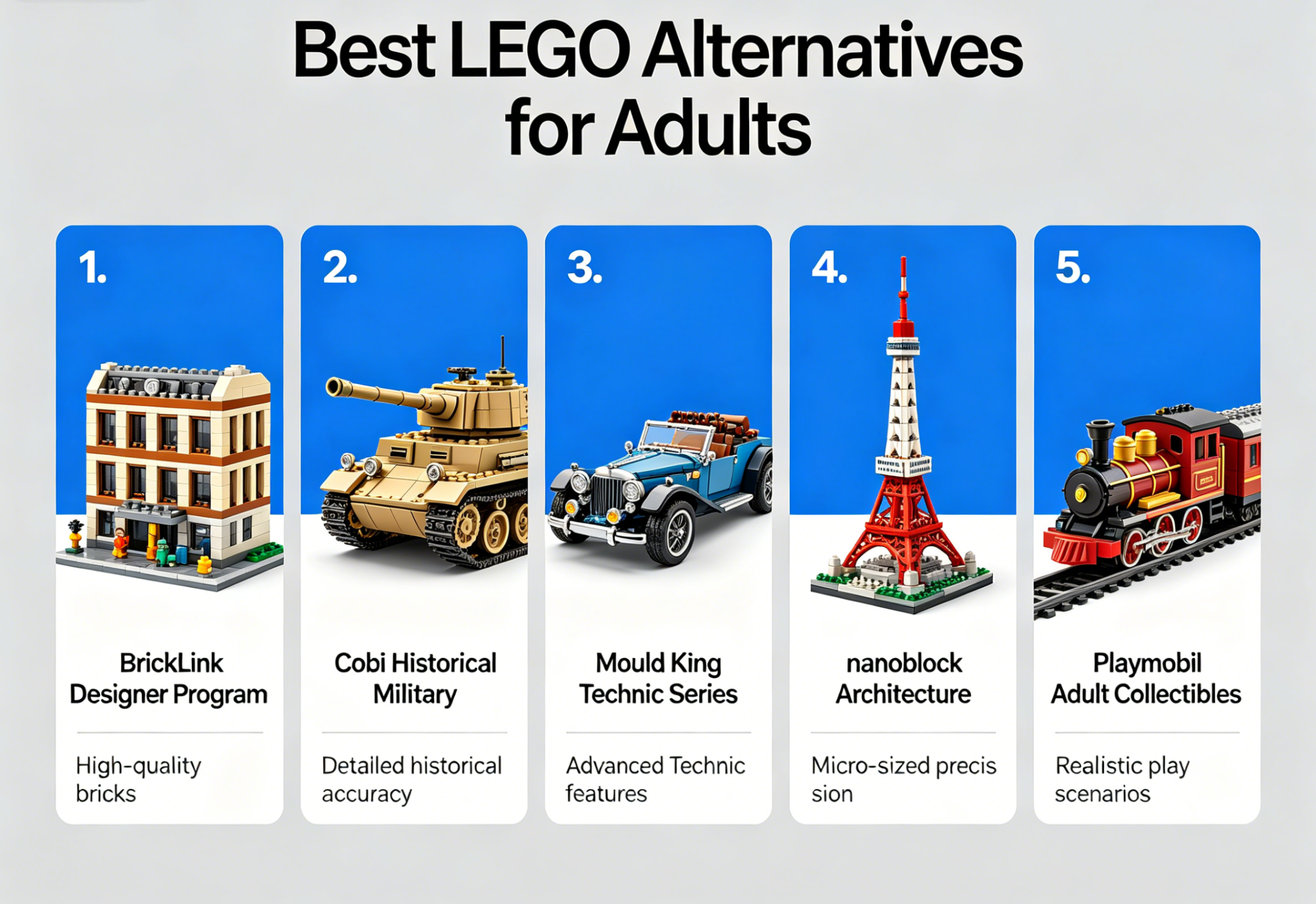 The Definitive Guide to the Best Lego Alternatives for Adults in 2024