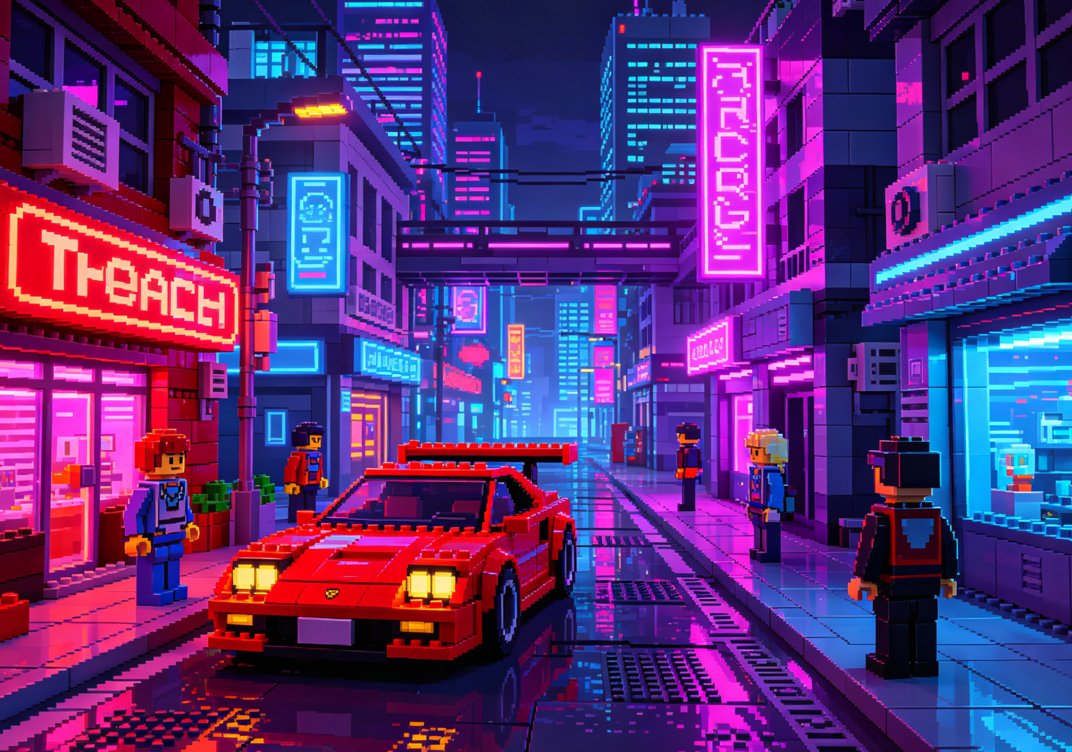 Build Your Own Dystopian Future: The Ultimate Guide to Cyberpunk Neon City Building Blocks