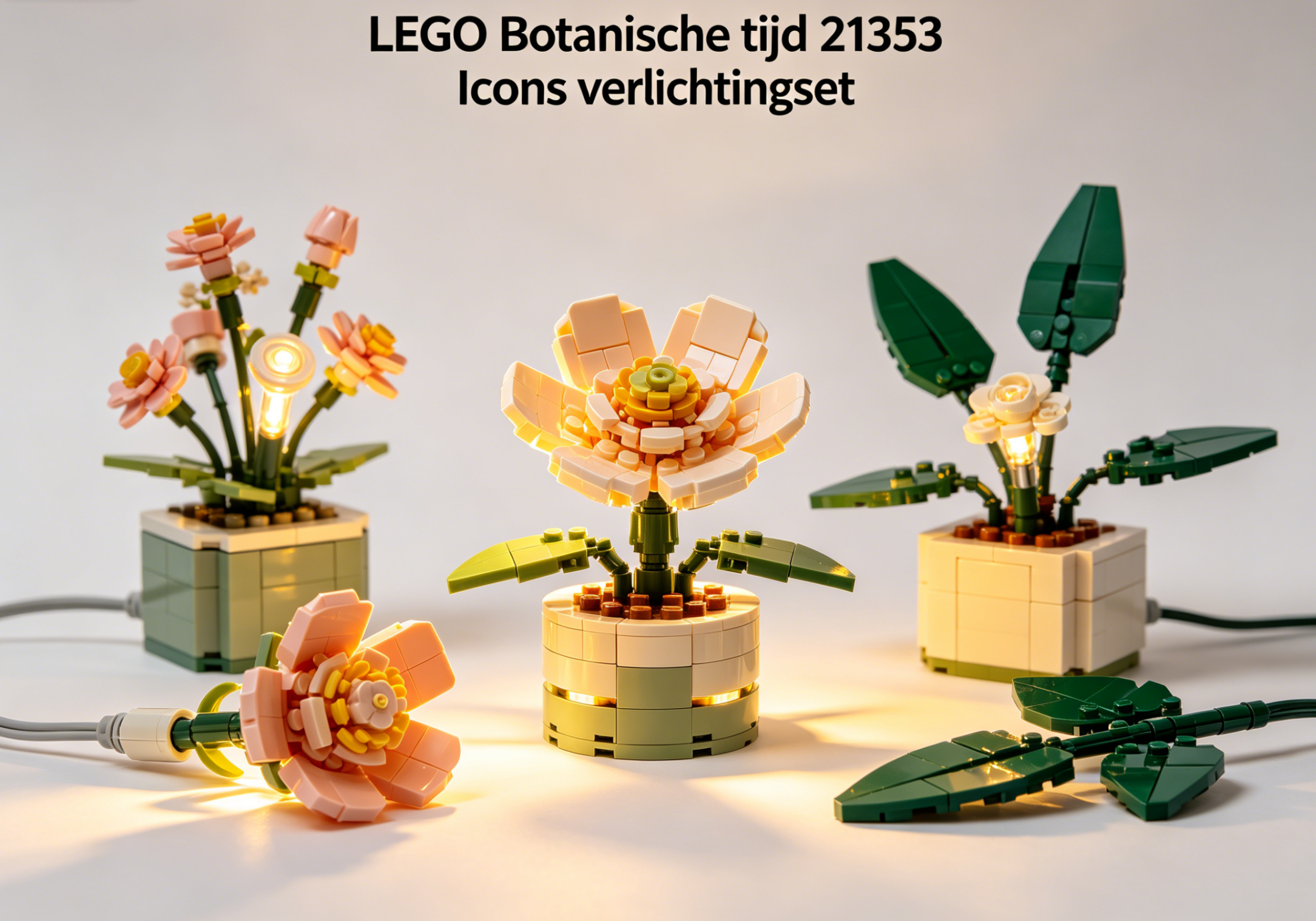 A beautifully lit LEGO Polaroid Camera model, showcasing the vibrant colors and details.