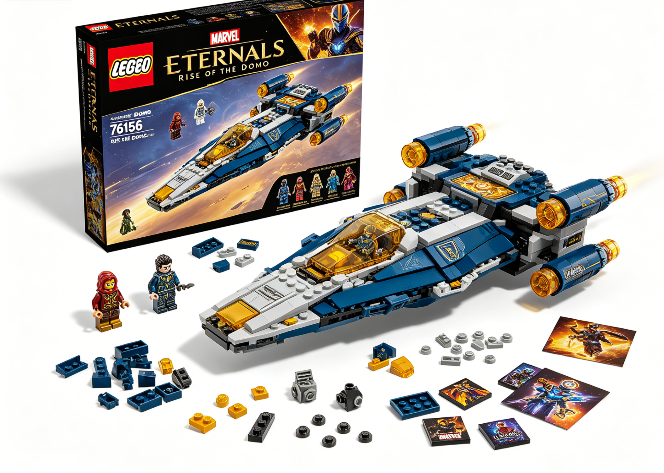 A Cosmic Build: In-Depth Review of the Marvel Eternals Rise of the Domo 76156 Compatible Block Set