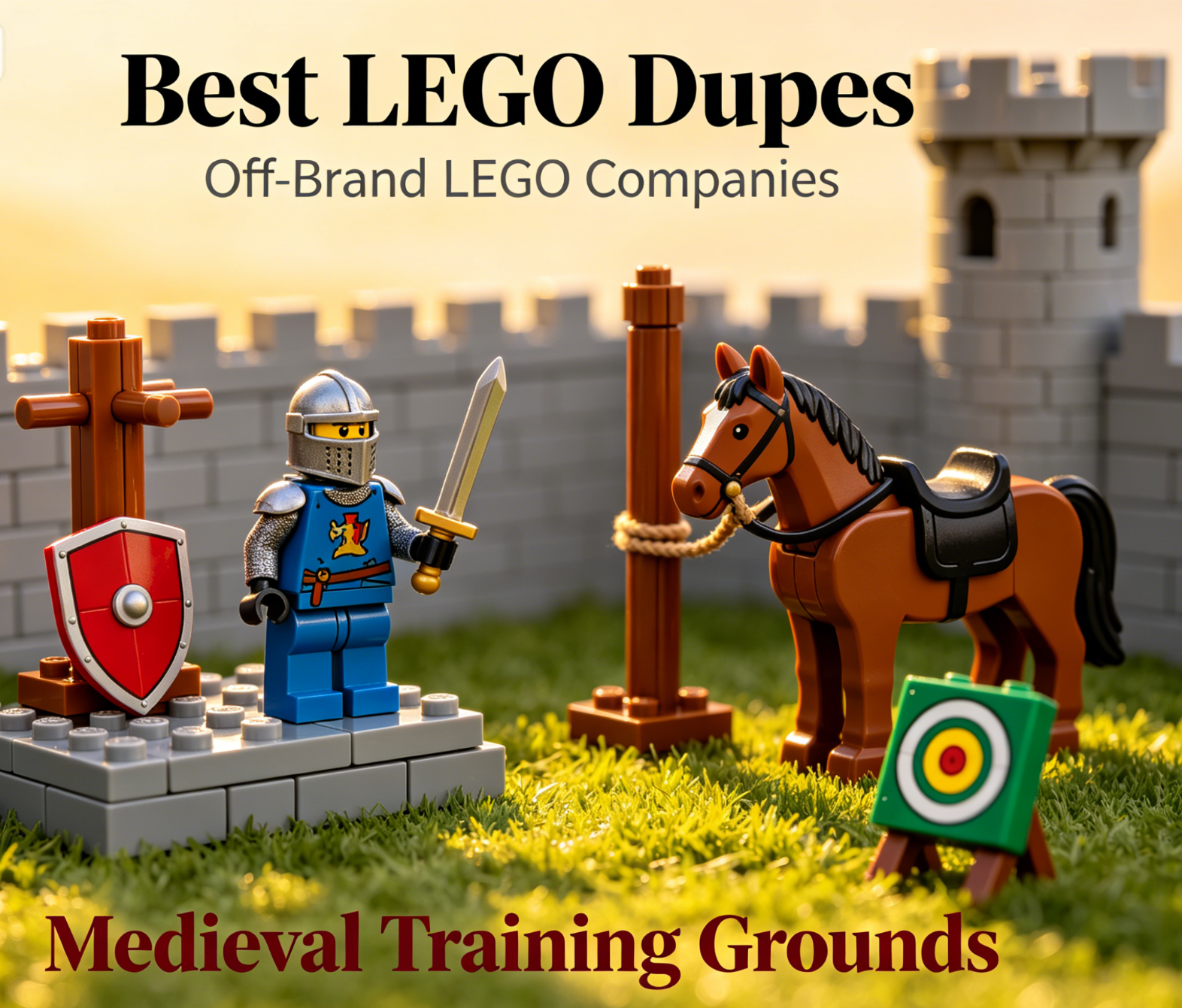 Best LEGO Dupes: Building an Epic Medieval Training Grounds Set