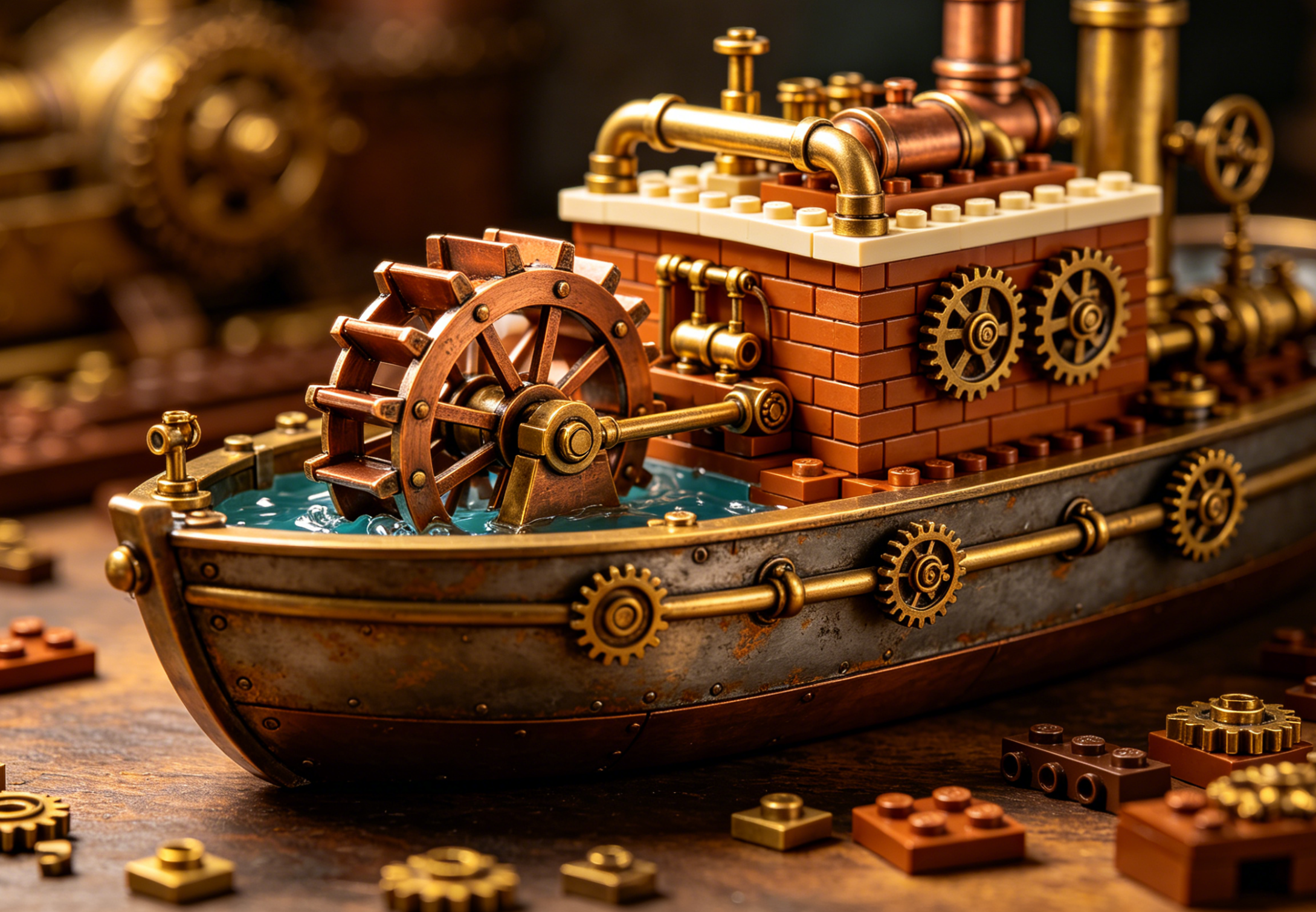 Build Your Dream World: From Steampunk Boats to Miniature Water Mills