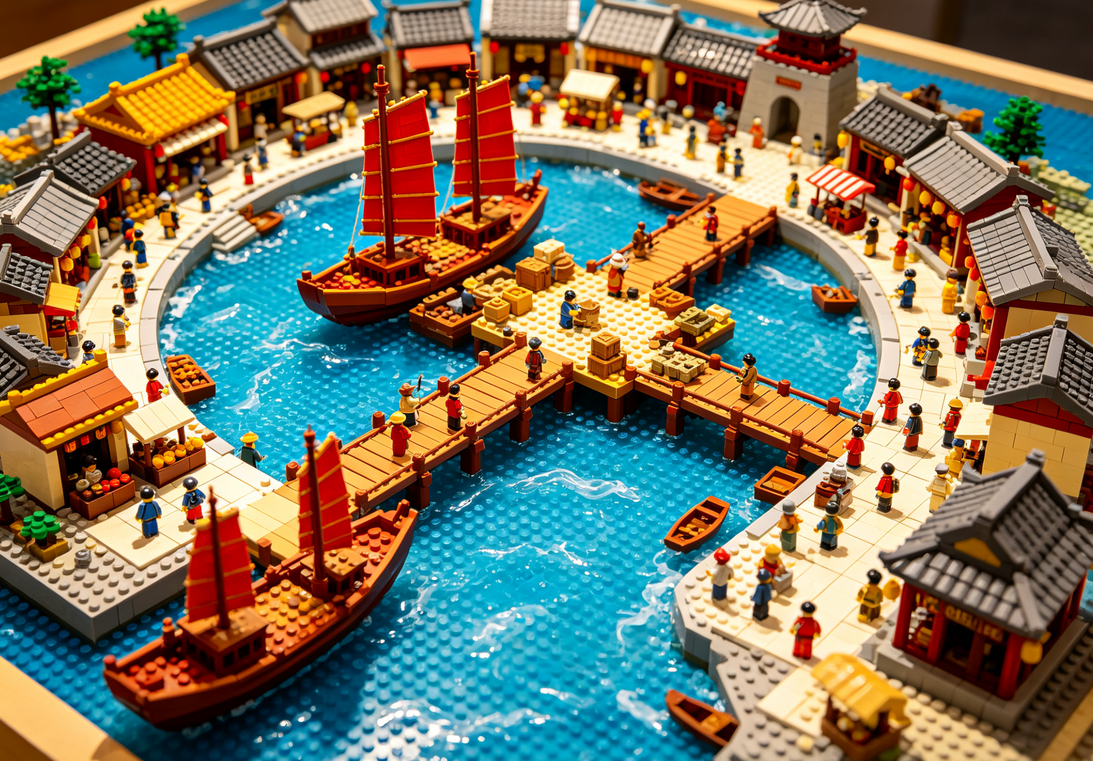 Build History: How to Create a Stunning Chinese Merchant Port Model